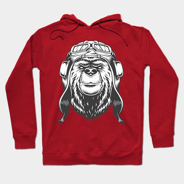 Bear Hoodie by Mako Design 